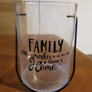 Stonebriar Family Makes a House a Home Outdoor Hanging Candle Lantern